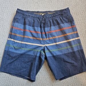 Hang Ten Multicolor Striped Men's Shorts